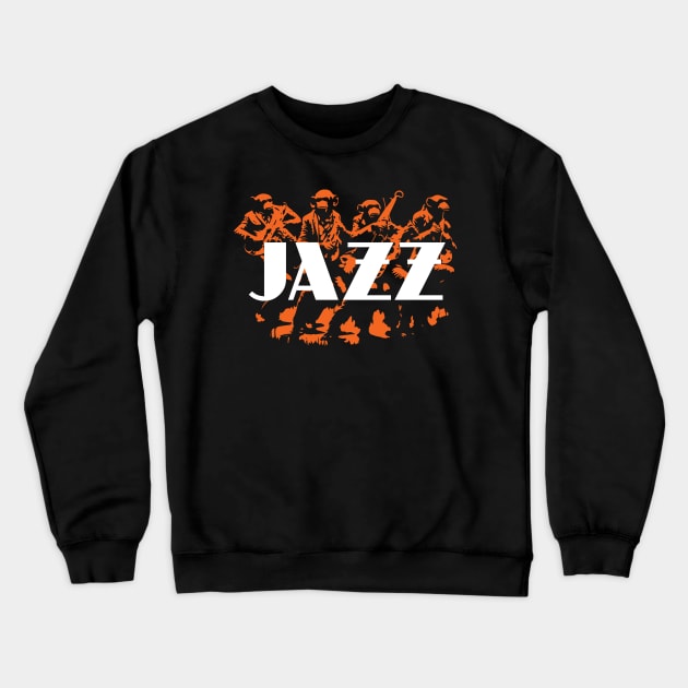 jazz monkey band Crewneck Sweatshirt by lkn